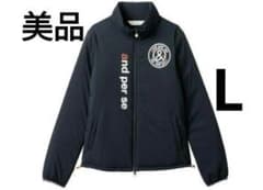 極美品 アンパスィ 中綿ジャケットL 紺ネイビー 定価22000円 - メルカリ