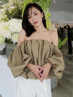 新品未使用】anuans アニュアンス♡ボリュームバルーンブラウス 