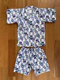 甚平　120cm 紫　女の子のサムネイル