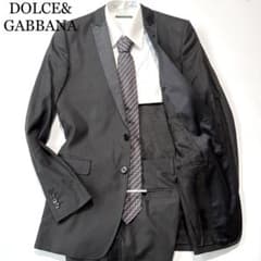 DOLCE&GABBANA タキシード セットアップ 総柄 ブラック 46 - メルカリ