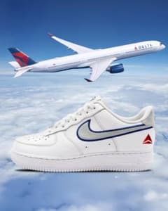 O*s様 デルタ航空×ナイキ エアフォース1 DeltaAirlin NIKE - メルカリ
