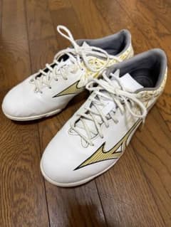 Mizuno アルファ　トレーニングシューズ　ホワイト/ゴールド　26cmのサムネイル
