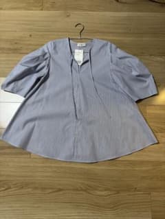 【新品】IÉNA イエナ ストライプ 半袖ブラウスのサムネイル