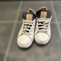 adidas Stan Smith スニーカー ホワイト/ネイビーデニム23.5のサムネイル