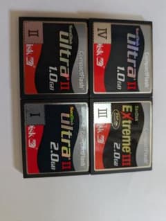 SanDisk CompactFlash 1.0GB 2.0GB 4枚セットのサムネイル