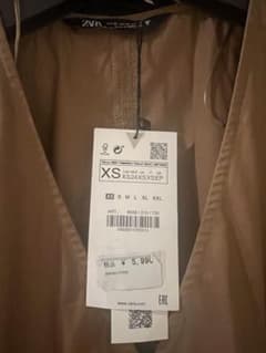 ZARA JONI LIFE ロングワンピース XS ブラウン 半袖のサムネイル