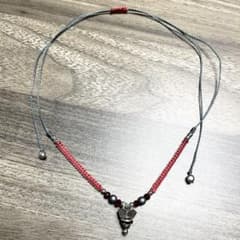 No.A5 ハンドメイド マクラメ編み ネックレス