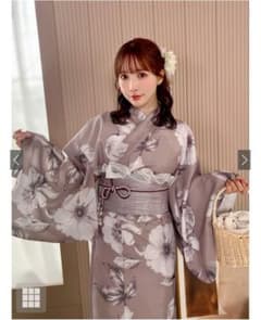 花柄浴衣・帯セット GRLのサムネイル