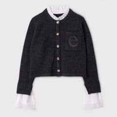 EIMY ISTOIRE Attachedcollarモヘアカーディガン - メルカリ