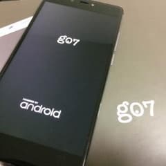 DSDS 格安スマホ本体 goo go07 黒 ケース付き SIMフリーのサムネイル