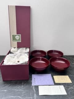 新品未使用 京都アソベ 漆器 小鉢 古代朱 9個 新品未使用 京都アソベ 漆器 小鉢 古代朱 9個 - メルカリ