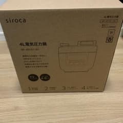【新品未使用】SP-4D151　白　4L　siroca  電気圧力鍋のサムネイル