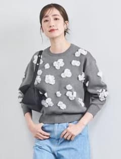 超美品⭐︎ ユナイテッドアローズ　フラワーニットのサムネイル