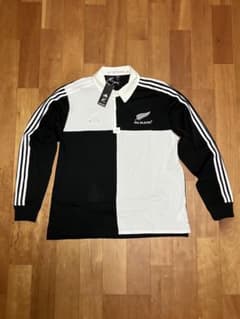 【新品・未使用】 激レア adidas ALL BLACKS シャツ Lサイズのサムネイル