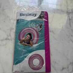 Bestway ピンク 浮き輪 91cmのサムネイル
