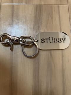 stussy metal tag key chain キーホルダー - メルカリ