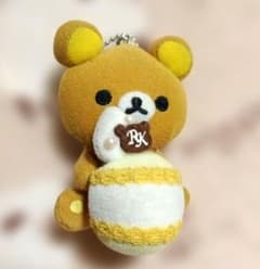 리락쿠마 Sweet 봉제인형 마스코트 키체인 볼 체인