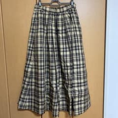 a.v.v. チェック ロングスカートのサムネイル