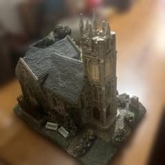 教会の置物 樹脂製 ジオラマ、インテリア（トーマスキンケード氏