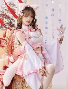 新品タグ付き】ピンク 巫女 コスプレ衣装 マリームーン - メルカリ