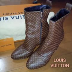 最終価格】LOUIS VUITTON モノグラム総柄ブーツ イタリア製希少 - メルカリ