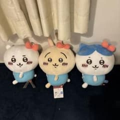 치이카와 산리오 캐릭터즈 봉제인형 3점 세트