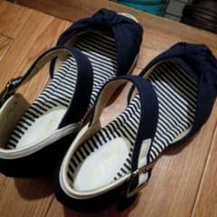 ☆☆☆様専用♡紺ボーダーサンダル♡のサムネイル