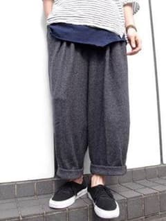 dulcamara 14AW アンゴラ天竺タックパンツのサムネイル
