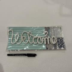 カリフォルニアスタイル 文字ロープ Welcomeのサムネイル