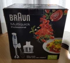 【特価】1回使用　Braun ブレンダー チョッパー 泡立器　MR5555MCAのサムネイル