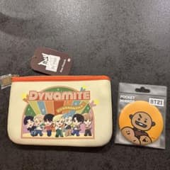 TinyTAN 펜 파우치 BT21 포켓 미러 (SHOOKY) 세트