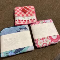 伊織ミニタオルハンカチ2枚とピンクハウスミニタオルハンカチのサムネイル