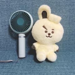 BT21 ジョングク クッキー グレンチェック ぬいぐるみ クリームのサムネイル