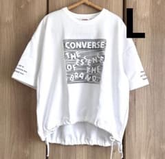 CONVERSEコンバース　プレーティングドロストルーズTシャツ　オーバーサイズのサムネイル