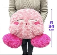 별의 커비 한가로이 스야스야 BIG 봉제인형 34cm 로즈보아