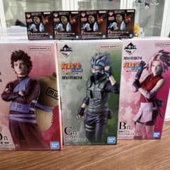 NARUTO 一番くじ 風影奪還編 B C D F賞 フィギュアまとめ売り - メルカリ
