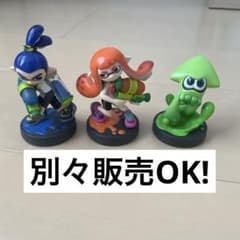amiibo 피규어 3체 스플라툰 스프라툰 2