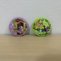 ディズニー 刺繍缶バッジ 2個セット ラプンツェル バンビ - メルカリ