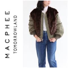 MACPHEE ファー付きボンバージャケット