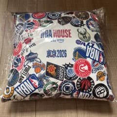 【非売品】新品未開封 NBA HOUSE チームロゴ クッション【値下げ検討可】 非売品】新品未開封 NBA HOUSE チームロゴ クッション【値下げ検討可