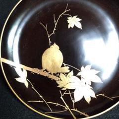 高級輪島塗　風鎮　竜胆車紋 光明寺　木地漆　漆芸　家紋蒔絵 高級輪島塗 風鎮 竜胆車紋 光明寺 木地漆 漆芸 家紋蒔絵 高級輪島塗