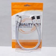 USB Type-C to Type-C 充電ケーブル ホワイトのサムネイル