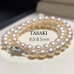 【箱付き/大珠セミロング】TASAKI アコヤ真珠 ネックレス 8.5 テリ強 大珠】TASAKI アコヤ真珠 ネックレス 8.5 パール 本真珠 テリ強 - メルカリ