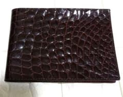 GENUINE CROCO DIAMANT イタリア製 二つ折り財布のサムネイル