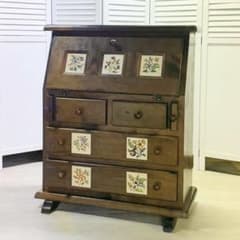 ACTUS スペイン製 アンティーク バレンシアチェストライティング