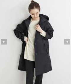 美品 完売IENA ノースフェイス ジップインマグフーデットコート 38ブラックのサムネイル