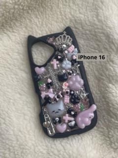 iPhone16 ケースデコ デコ電 量産系 地雷系 ねこのサムネイル