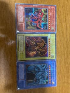 遊戯王　三幻神　オシリスの天空竜　ラーの翼神竜　オベリスクの巨神兵　ゲームボーイのサムネイル
