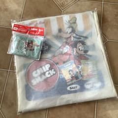 ディズニー【グーフィー＆マックス/トートバッグ】未使用品 おまけ付！匿名送料込み