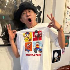 木梨サイクル 怪物くん コラボ Tシャツ ホワイト Lのサムネイル